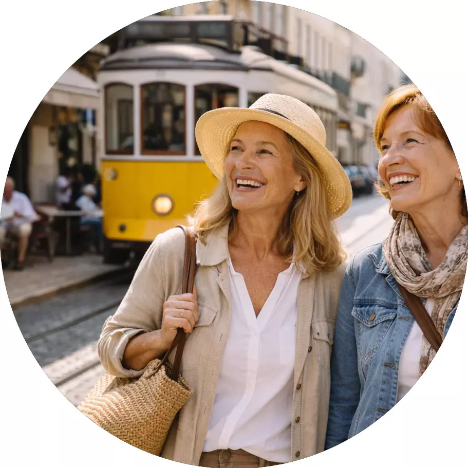 Douro River cruise travelers enjoying Portugal vineyard scenery